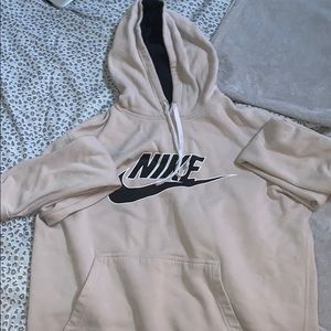 Tan Nike hoodie